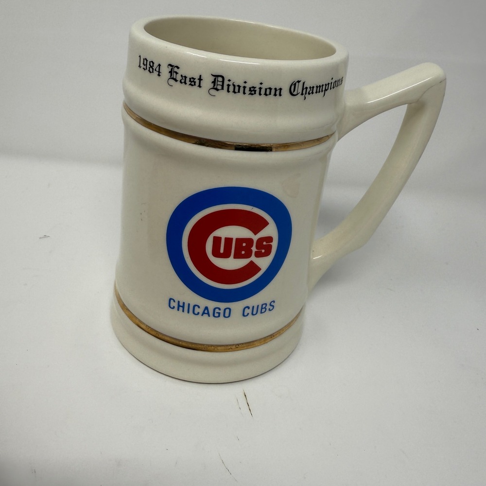 Chicago Cubs 1984 East Division Champions MLB Baseball Beer Stein Mug‎